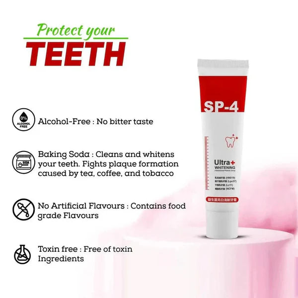 Whitening Toothpaste instant results (Pack of 2)