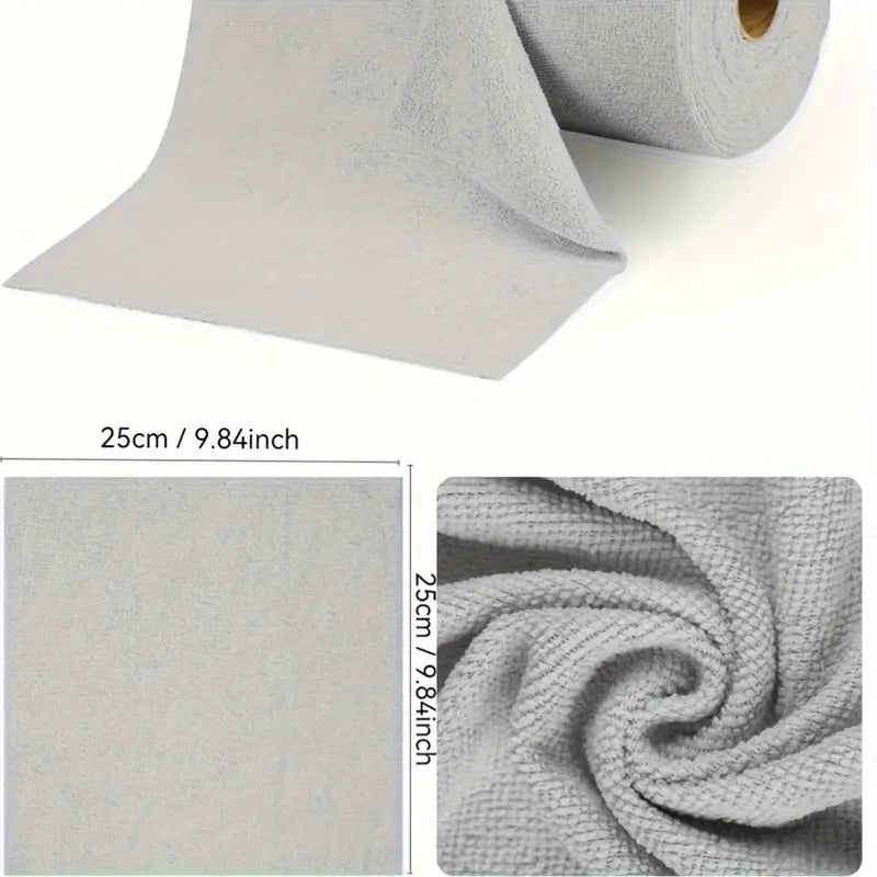 Microfiber Cleaning Cloth Roll - Pack 20