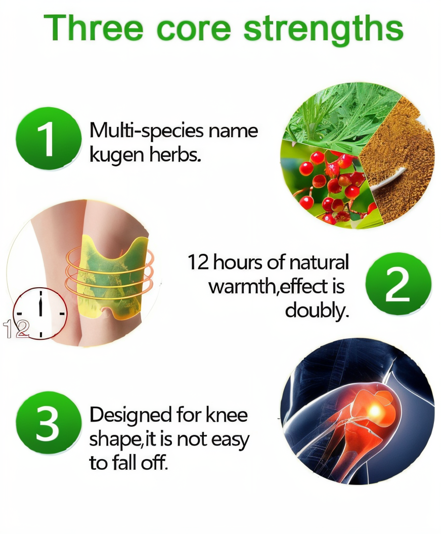 HealPatch™ - Natural Knee Pain Relief Patches - Pack of 10 🌿🦵