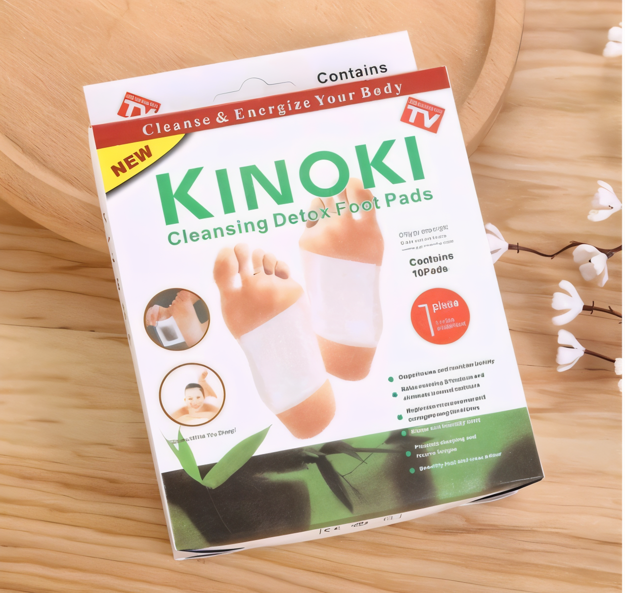Natural Ayurvedic Wellness Combo (3-in-1 Bundle) .1. Acupressure Clip – LI4 Point Therapy +2. Herbal Knee Pain Relief Patch (Chinese Plaster)+3. Kinoki Detox Foot Pads