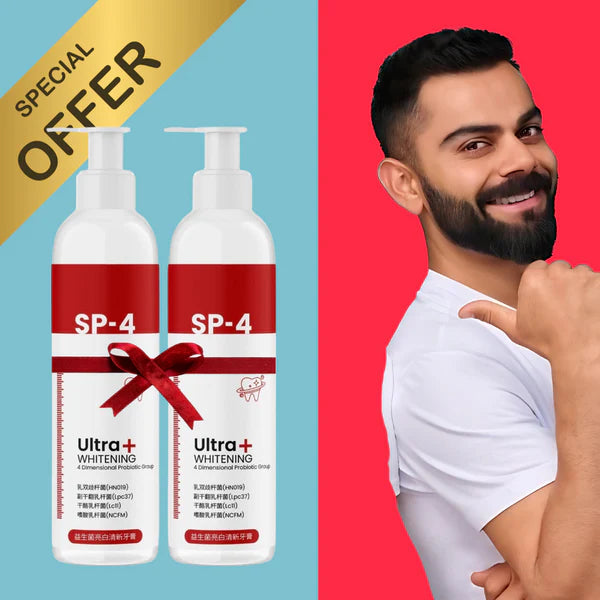 Whitening Toothpaste instant results (Pack of 2)